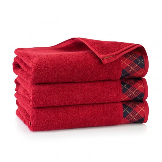 Ręcznik Rudolf  70x140 czerwony Zwoltex