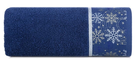 Ręcznik świąteczny CAROL/02 70x140 niebieski Eurofirany