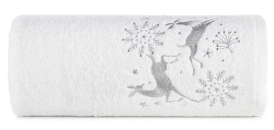Ręcznik świąteczny SANTA/14 70x140 biały Eurofirany