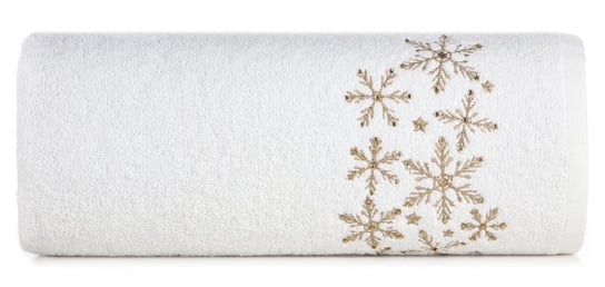 Ręcznik świąteczny SANTA/16 70x140 biały Eurofirany