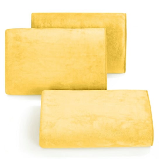 Ręcznik szybkoschnący AMY z mikrofibry 50x90 żółty Eurofirany