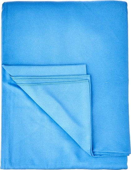 Ręcznik SZYBKOSCHNĄCY SPORTOWY kąpielowy plażowy z mikrofibry niebieski 180 x 90 cm Amazon Basics