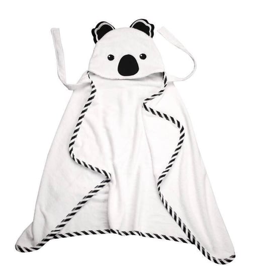 Ręcznik Tots z kapturem 120x70 cm - Panda ToTs