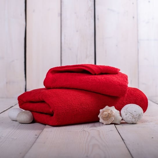 Ręcznik Unica - 70x140, czerwony JAHU