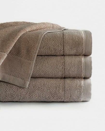 Ręcznik Vito 100x150 beżowy taupe frotte bawełniany 550 g/m2 Detexpol