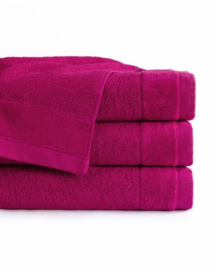 Ręcznik Vito, amarantowy frotte bawełniany, 550 g/m2, rozmiar 70x140 Detexpol
