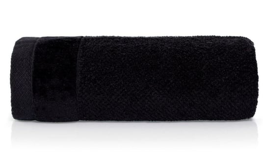Ręcznik Vito, czarny frotte bawełniany, 550g/m2, rozmiar 30x50 cm Detexpol