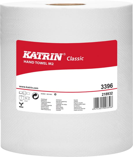 Ręcznik W Roli Katrin Classic M2, 2W Biały, Opakowanie 6 Rolek Metsa Tissue