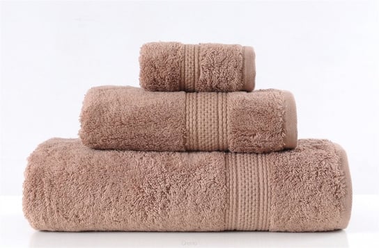 Ręcznik z bawełny egipskiej GRENO Egyptian Cotton, 50x90 cm, karmelowy Greno