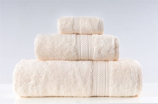 Ręcznik z bawełny egipskiej GRENO Egyptian Cotton, 50x90 cm, kremowy Greno
