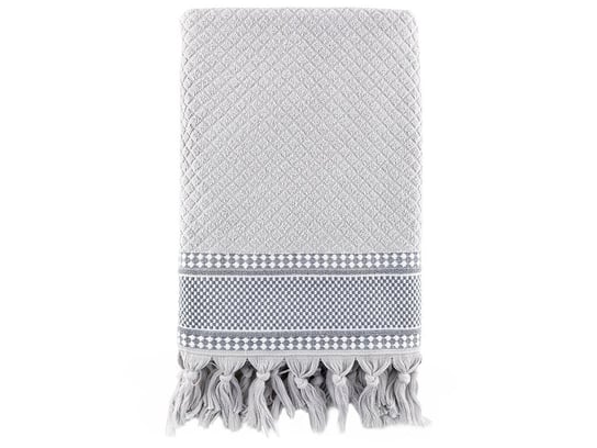 Ręcznik z bawełny MISS LUCY Belarda, jasnoszary, 70x140 cm Miss Lucy