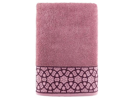 Ręcznik z bawełny MISS LUCY Namur, purpurowy, 70x140 cm Miss Lucy