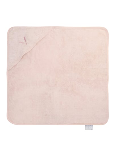 Ręcznik Z Kapturkiem 75 X 75 Cm Bambusowo-Bawełniany Różowy Z Haftem Kolekcja Towelpower Piapimo