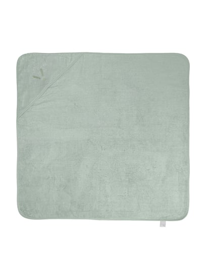 Ręcznik Z Kapturkiem 75 X 75 Cm Bambusowo-Bawełniany Zielony Z Haftem Kolekcja Towelpower Piapimo