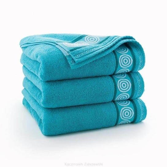 Ręcznik ZWOLTEX Rondo, turkusowy, 30x50 cm Zwoltex