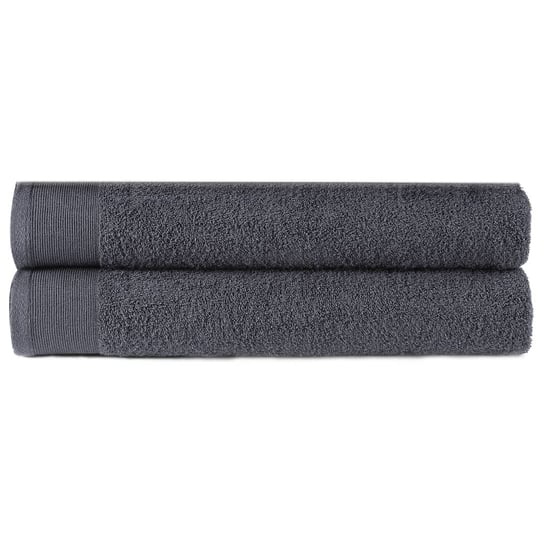 Ręczniki do rąk VIDAXL, szare, 450 g/m², 50x100 cm, 2 szt. vidaXL