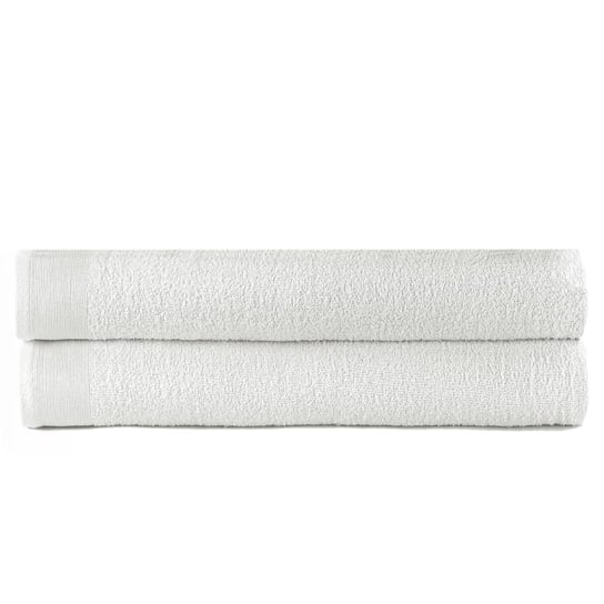 Ręczniki kąpielowe VIDAXL, białe, 450 g/m², 100x150 cm, 2 szt. vidaXL