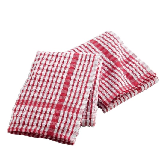 Ręczniki kuchenne MINEO 2 sztuki, 50 x 70 cm, kolor czerwony Douceur d'intérieur