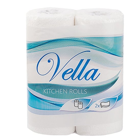 Ręczniki Kuchenne Vella, Białe, 2 Rolki Inny producent