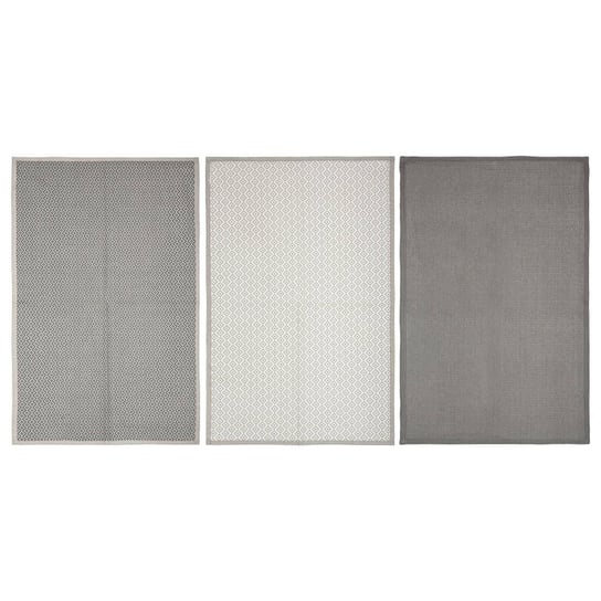 Ręczniki kuchenne z printem, 45 x 70 cm, 3 sztuki, szare Atmosphera