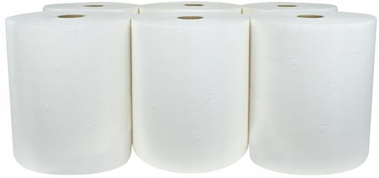 Ręczniki Papierowe 120mX6szt CELULOZA białe bezpyłowe  celulozowe listek 19x24 Inna producent