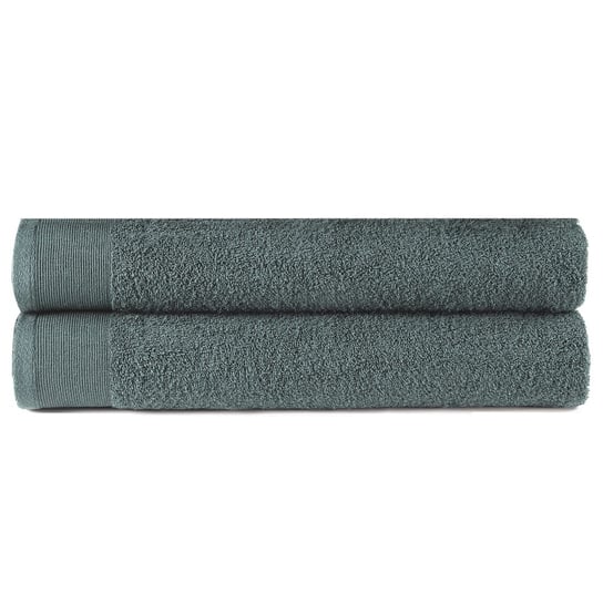 Ręczniki prysznicowe VIDAXL, zielone, 450 g/m², 70x140 cm, 2 szt. vidaXL