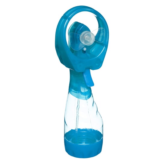 Ręczny nawilżacz powietrza ze spryskiwaczem i wiatrakiem ATMOSPHERA, niebieski, 28x7x9 cm Atmosphera