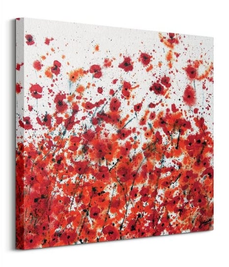 Red and Orange Flowers - obraz na płótnie Pyramid International