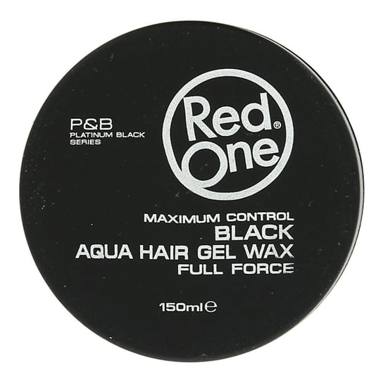 Red One, Aqua Hair Gel Wax, wosk do włosów Black, 150 ml Red One