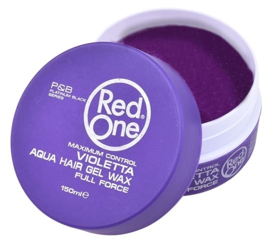 Red One, Aqua Hair Gel Wax, wosk do włosów Violetta, 150 ml Red One