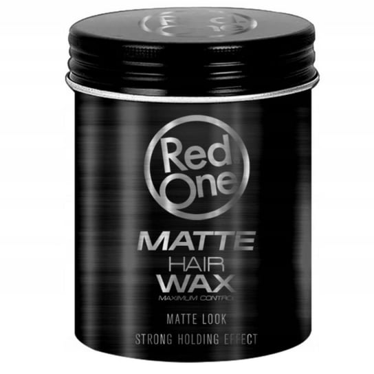 Red One, Matte Hair Wax Black, Wosk do włosów, 100ml Red One
