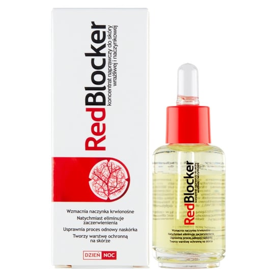 Redblocker, koncentrat naprawczy do skóry wrażliwej i naczynkowej, 30 ml Aflofarm