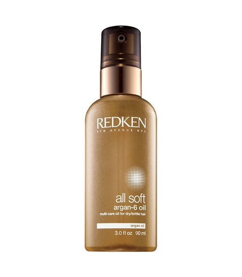 Redken, All Soft Argan-6, multiodżywczy olejek arganowy do włosów z kwasami omega-6, 90 ml Redken
