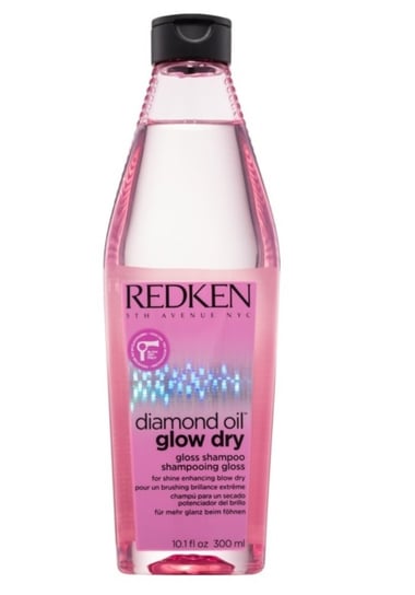 Redken, Diamond Oil Glow Dry, szampon do włosów matowych, 300 ml Redken