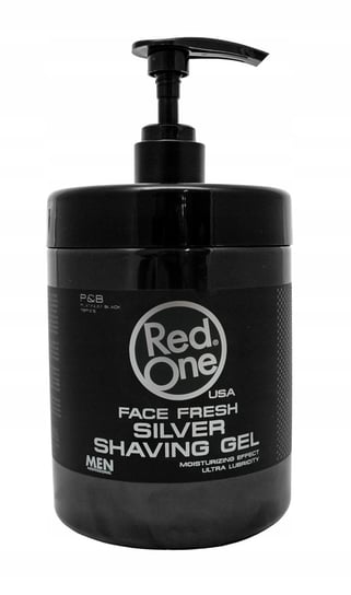 REDONE MEN ŻEL DO GOLENIA DLA MĘŻCZYZN SILVER SHAVING GEL Z POMPKĄ 1000ML Red One