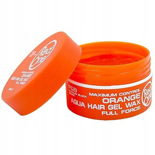 RedOne WOSK DO STYLIZACJI WŁOSÓW AQUA HAIR GEL WAX FULL FORCE ORANGE 50ML Red One