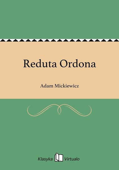 Reduta Ordona - ebook epub Mickiewicz Adam