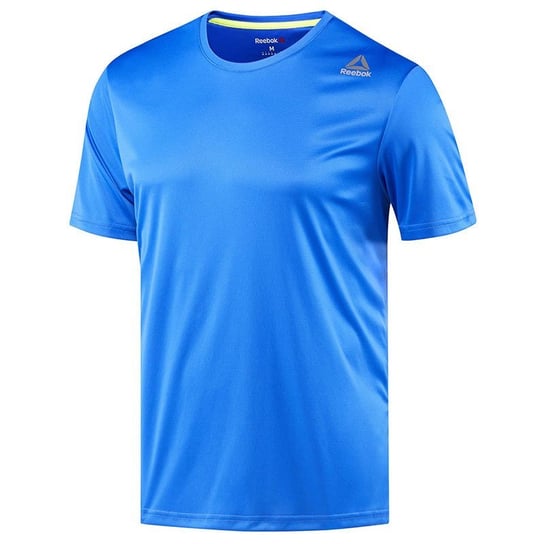 Reebok, Koszulka do biegania męska, RUNNING SHORT SLEEVE TEE / BR4456, niebieski, rozmiar XL Reebok