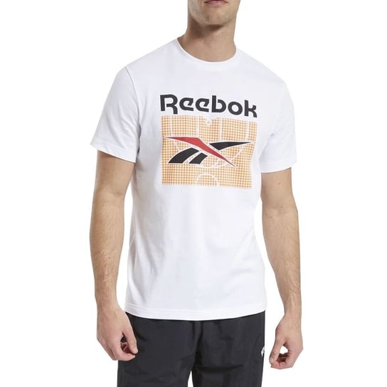 REEBOK T-SHIRT MĘSKI BIAŁY CL GP BBALL FT7453 S Reebok