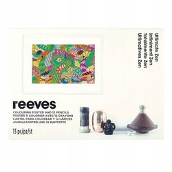 Reeves Plakat Do Kolorowania Plus Kredki Reeves