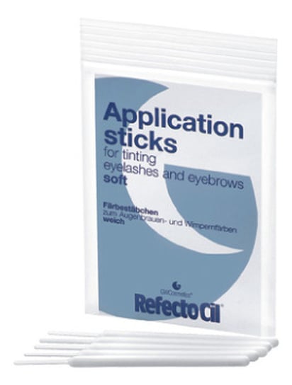Refectocil, Application Sticks, pałeczki aplikacyjne białe miękkie, 10 szt. Refectocil