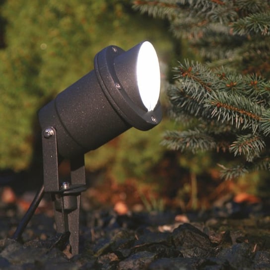Reflektor ogrodowy Bush 3401 gruntowa lampa regulowana grafitowa Nowodvorski