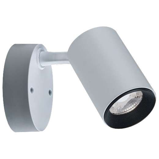 Reflektorowa LAMPA sufitowa IRIS LED 7W 3000K 8993 Nowodvorski metalowa OPRAWA plafon tuba regulowana biała Nowodvorski