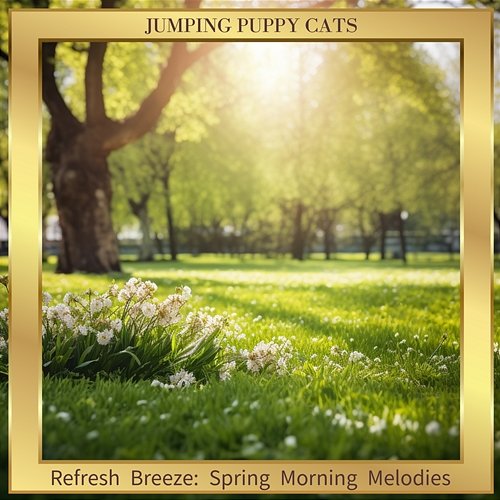 Refresh Breeze: Spring Morning Melodies Jumping Puppy Cats