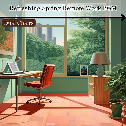 Refreshing Spring Remote Work Bgm Dual Chairs