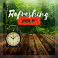 Refreshing Wake Up: Optimistic Alarm Clock Exotic Sounds Meditation Time Zone