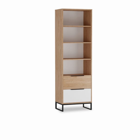 Regał LANDRO LR-07 w Stylu LOFT  2 Szuflady Szerokość 60 cm Hikora Inna marka