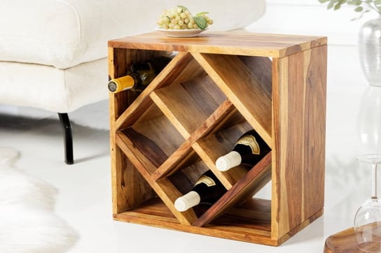 Regał Stojak Na Wino Cubus 40Cm Sheehsam 8 Butelek C Home Design