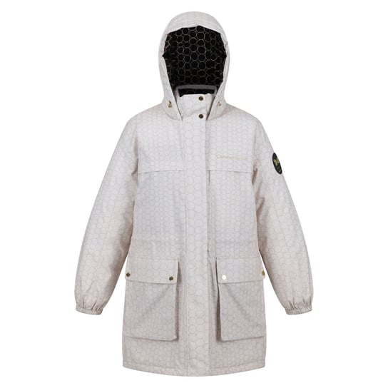 Regatta Damska Kurtka Christian Lacroix Cailar Pearl Longline Waterproof Jacket (36 / Beżowy) REGATTA