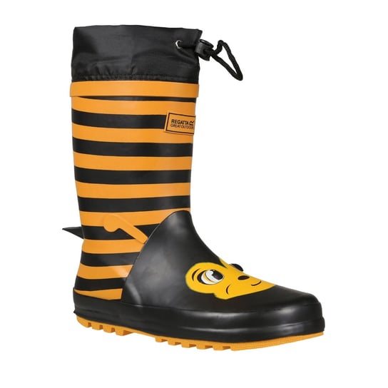 Regatta Dziecięce/buty Mudplay Animal Bee Wellington Boots (19 1/2 / Ciemnożółty) REGATTA